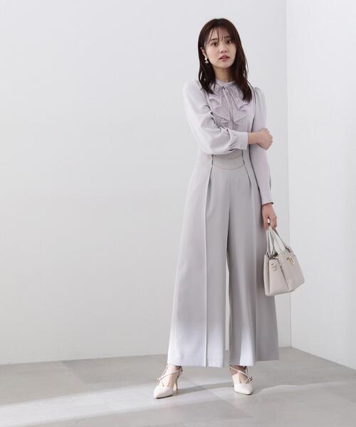 PROPORTION BODY DRESSING（プロポーションボディドレッシング）の「レースディティールブラウス / 1214110201（シャツ/ブラウス・レディース・グレー/ブルー/ホワイト系その他・SMALL/MEDIUM）」の7枚目の写真