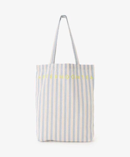 Afternoon Tea(アフタヌーンティー)の「ストライプトートバッグM(トートバッグ・レディース・ブルー/ピンク/グリーン/オレンジ・ONE SIZE)」の3枚目の写真