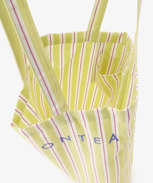 Afternoon Tea(アフタヌーンティー)の「ストライプトートバッグM(トートバッグ・レディース・ブルー/ピンク/グリーン/オレンジ・ONE SIZE)」の12枚目の写真