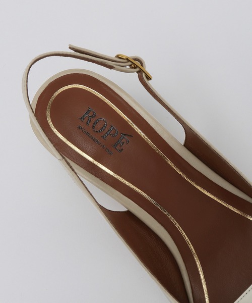 ROPE'（ロペ）の「【雑誌掲載】Adele Pumps（アデル パンプス）（パンプス・レディース・ベージュ/ブラック/ブラック系その他/ベージュ系その他・37/36.5/36/37.5）」の14枚目の写真