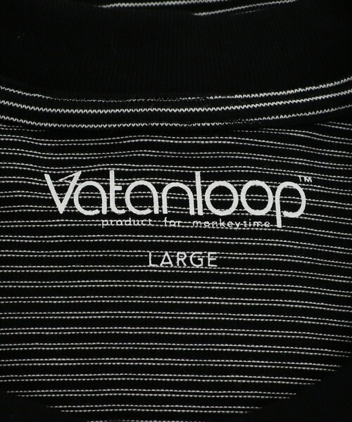 MONKEY TIME（モンキータイム）の「＜VATANLOOP × monkey time＞ ボーダー ロングスリーブ Tシャツ（Tシャツ/カットソー・メンズ・ブラック/ダークブラウン・S/M/L/XL）」の19枚目の写真