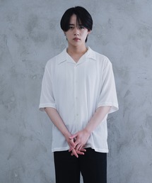 AROUND FLAVA（アラウンドフラバ）の「oversized heart sheer shirt / オーバーサイズ ハート シアーシャツ（シャツ/ブラウス）」