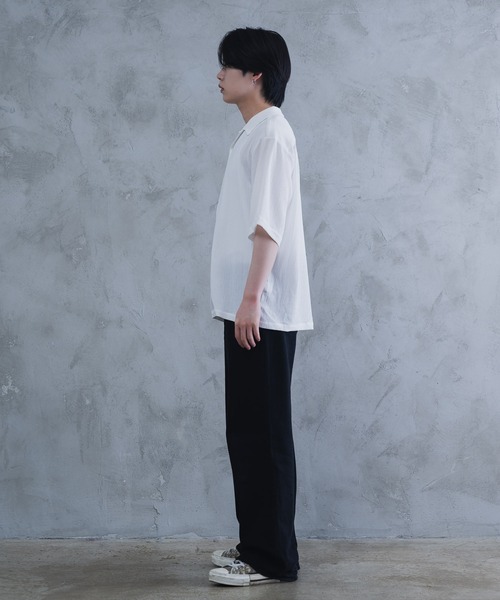 AROUND FLAVA（アラウンドフラバ）の「oversized heart sheer shirt / オーバーサイズ ハート シアーシャツ（シャツ/ブラウス・メンズ・ホワイト/ブラック・SMALL/MEDIUM/LARGE）」の14枚目の写真