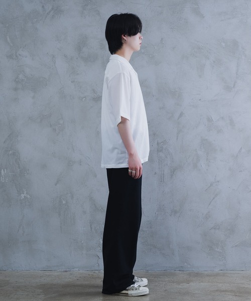 AROUND FLAVA（アラウンドフラバ）の「oversized heart sheer shirt / オーバーサイズ ハート シアーシャツ（シャツ/ブラウス・メンズ・ホワイト/ブラック・SMALL/MEDIUM/LARGE）」の16枚目の写真