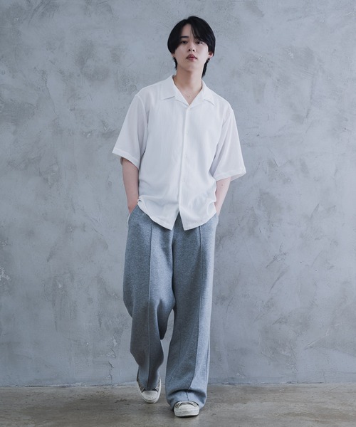 AROUND FLAVA（アラウンドフラバ）の「oversized heart sheer shirt / オーバーサイズ ハート シアーシャツ（シャツ/ブラウス・メンズ・ホワイト/ブラック・SMALL/MEDIUM/LARGE）」の19枚目の写真