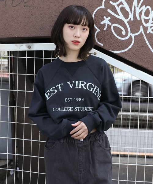 3.3 Field Trip (3.3フィールドトリップ)の「3.3 Field Trip/ロゴタンタケプルオーバー(ウラケ) 2107697(Tシャツ/カットソー・レディース・ライトグレー/グレー/ネイビー・FREE)」の11枚目の写真