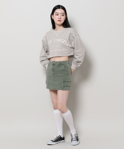 3.3 Field Trip (3.3フィールドトリップ)の「3.3 Field Trip/ロゴタンタケプルオーバー(ウラケ) 2107697(Tシャツ/カットソー・レディース・ライトグレー/グレー/ネイビー・FREE)」の21枚目の写真