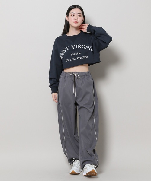 3.3 Field Trip (3.3フィールドトリップ)の「3.3 Field Trip/ロゴタンタケプルオーバー(ウラケ) 2107697(Tシャツ/カットソー・レディース・ライトグレー/グレー/ネイビー・FREE)」の14枚目の写真