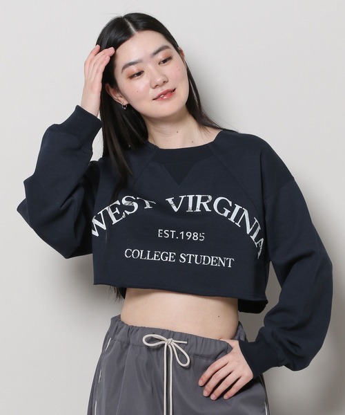 3.3 Field Trip (3.3フィールドトリップ)の「3.3 Field Trip/ロゴタンタケプルオーバー(ウラケ) 2107697(Tシャツ/カットソー・レディース・ライトグレー/グレー/ネイビー・FREE)」の18枚目の写真