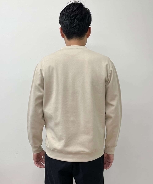 a.v.v(アーヴェヴェ)の「【ドライタッチ】ダンボールエンボスロゴプルオーバー(さらっとクリーンシリーズ)(スウェット・メンズ・ホワイト/ベージュ/ミント・50/48/46)」の15枚目の写真