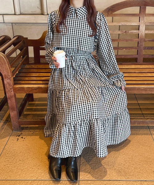 apres jour（アプレジュール）の「アソートティアードワンピース