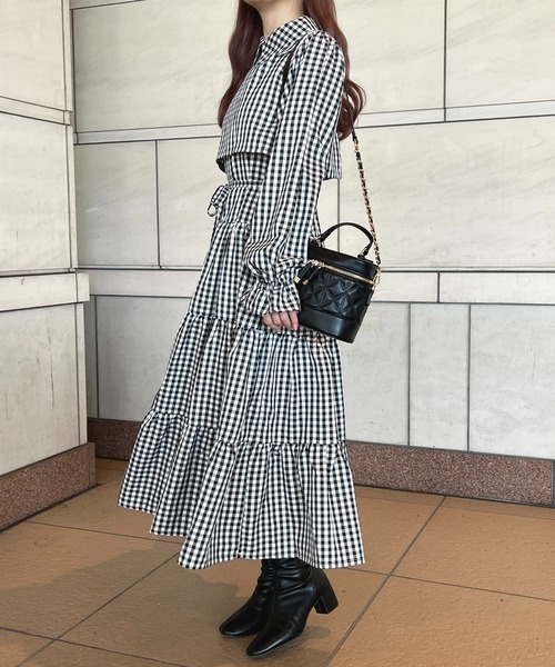 apres jour（アプレジュール）の「アソートティアードワンピース