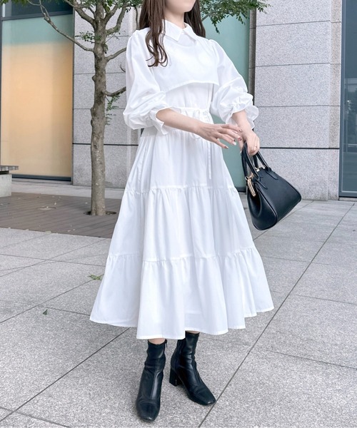 apres jour（アプレジュール）の「アソートティアードワンピース