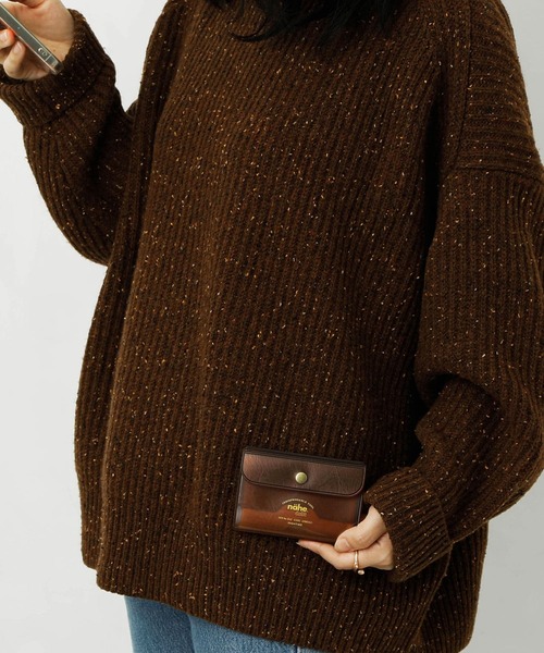 Nahe(ネーエ)の「nahe ネーエ カードケース 定期 名刺入れ クリア 三つ折り(カードケース・レディース・クリア/グレー系その他/ブラウン系その他・FREE)」の7枚目の写真