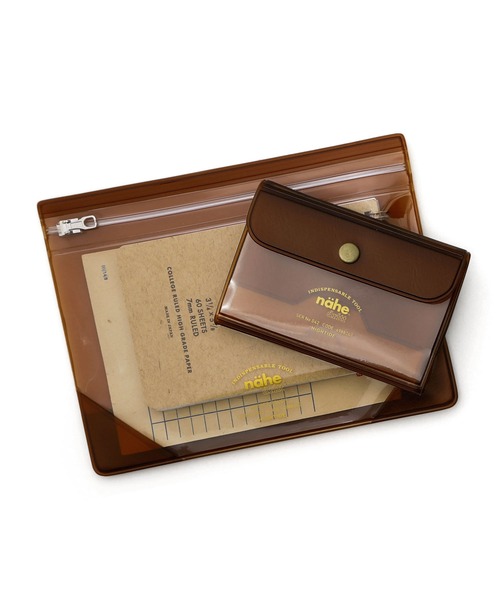 Nahe(ネーエ)の「nahe ネーエ カードケース 定期 名刺入れ クリア 三つ折り(カードケース・レディース・クリア/グレー系その他/ブラウン系その他・FREE)」の11枚目の写真