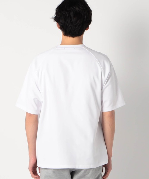 Grand PARK（グランドパーク）の「圧縮マイクロカノコラグランＴシャツ（Tシャツ/カットソー・メンズ・ホワイト/ネイビー/ブラック・MEDIUM/LARGE/X-LARGE）」の5枚目の写真