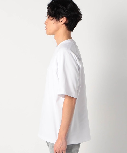 Grand PARK（グランドパーク）の「圧縮マイクロカノコラグランＴシャツ（Tシャツ/カットソー・メンズ・ホワイト/ネイビー/ブラック・MEDIUM/LARGE/X-LARGE）」の6枚目の写真