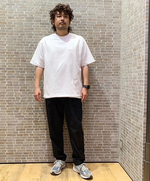 Grand PARK（グランドパーク）の「圧縮マイクロカノコラグランＴシャツ（Tシャツ/カットソー・メンズ・ホワイト/ネイビー/ブラック・MEDIUM/LARGE/X-LARGE）」の15枚目の写真