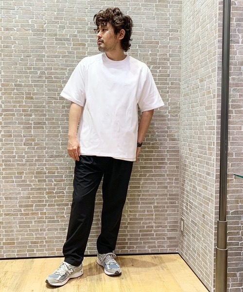 Grand PARK（グランドパーク）の「圧縮マイクロカノコラグランＴシャツ（Tシャツ/カットソー・メンズ・ホワイト/ネイビー/ブラック・MEDIUM/LARGE/X-LARGE）」の16枚目の写真