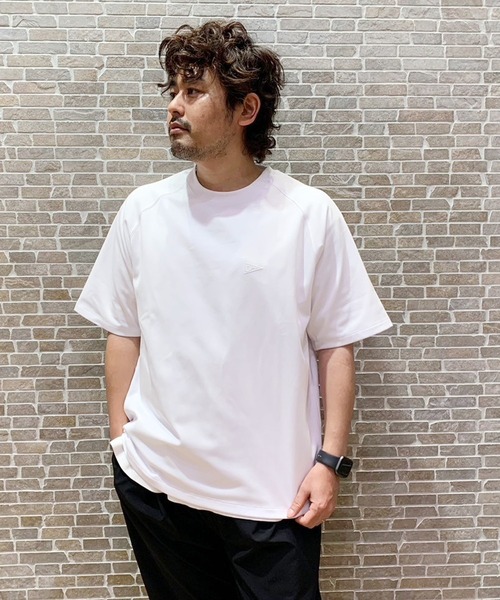 Grand PARK（グランドパーク）の「圧縮マイクロカノコラグランＴシャツ（Tシャツ/カットソー・メンズ・ホワイト/ネイビー/ブラック・MEDIUM/LARGE/X-LARGE）」の17枚目の写真