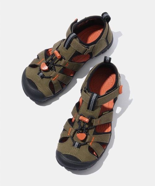KEEN（キーン）の「【KIDS】【KEEN/キーン】シーキャンプツーCNX（サンダル・キッズ・カーキ・18/19.5/20/21）」の2枚目の写真