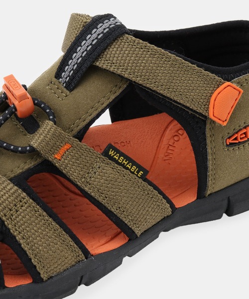 KEEN（キーン）の「【KIDS】【KEEN/キーン】シーキャンプツーCNX（サンダル・キッズ・カーキ・18/19.5/20/21）」の9枚目の写真