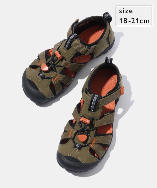 KEEN（キーン）の「【KIDS】【KEEN/キーン】シーキャンプツーCNX（サンダル・キッズ・カーキ・18/19.5/20/21）」の22枚目の写真