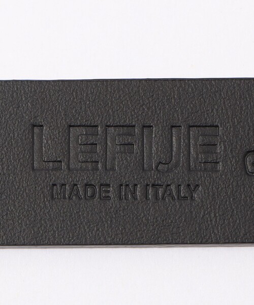 LEFIJE レザー ダブルバンドベルト