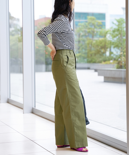 IENA LA BOUCLE(イエナラブークル)の「【LE MINOR/ルミノア 】MADEMOISELLE U カットソー(Tシャツ/カットソー・レディース・ブラック/パープル・FREE)」の13枚目の写真