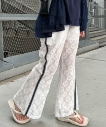 CIAOPANIC | INDIAサイドラインレースフレアパンツ(その他パンツ)