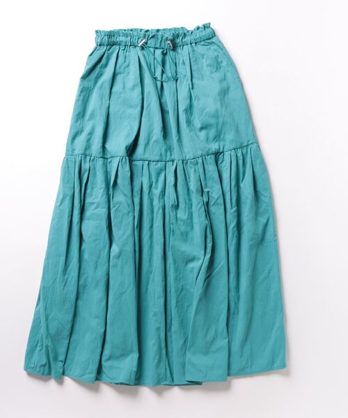 Q（キュー）の「ナイロンワッシャースカート（スカート・レディース・ブルー/ブラック・MEDIUM）」の9枚目の写真