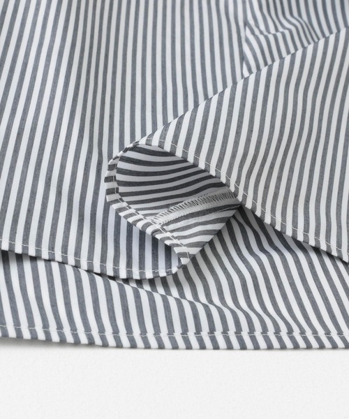 URBAN RESEARCH ROSSO WOMEN(アーバンリサーチ ロッソ)の「フレアスリーブショートシャツブラウス(シャツ/ブラウス・レディース・ホワイト/ストライプ/カーキ・FREE)」の15枚目の写真