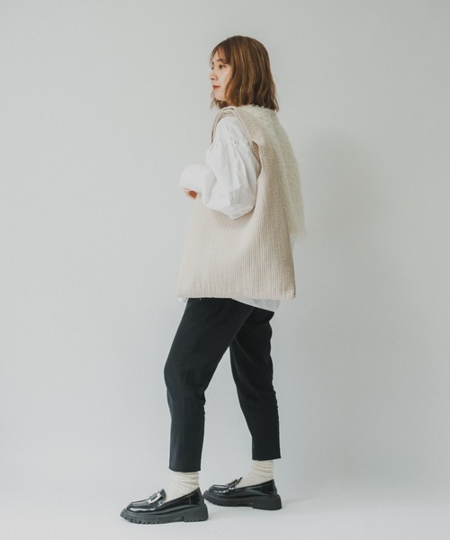 Rename（リネーム）の「Rename ヌビ マルシェバッグ ヌビバッグ トートバッグ 丸洗いOK（ショルダーバッグ・レディース・クリーム/ライトグレー/ブラック/アイボリー・FREE）」の17枚目の写真