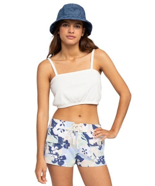 ROXY(ロキシー)の「FLOWER BUS BUCKET HA/ロキシーバケハ(バケットハット)(ハット・レディース・ブルー・M/L)」の4枚目の写真
