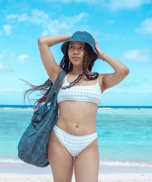 ROXY(ロキシー)の「FLOWER BUS BUCKET HA/ロキシーバケハ(バケットハット)(ハット・レディース・ブルー・M/L)」の3枚目の写真