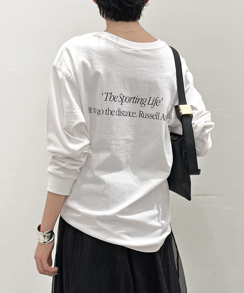 RUSSELL ATHLETIC】別注ロングスリーブTシャツ（Tシャツ