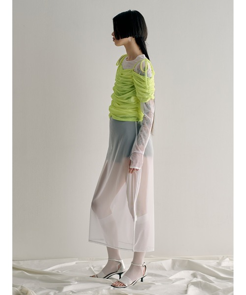 SORIN(ソリン )の「Power Net 2 Pieces Dress(ワンピース・レディース・ライム/ベージュ/ブラック・38)」の15枚目の写真