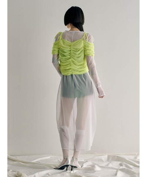 SORIN(ソリン )の「Power Net 2 Pieces Dress(ワンピース・レディース・ライム/ベージュ/ブラック・38)」の16枚目の写真