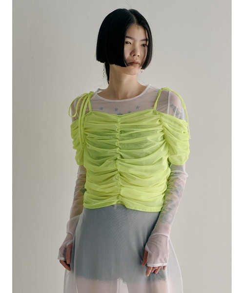 SORIN(ソリン )の「Power Net 2 Pieces Dress(ワンピース・レディース・ライム/ベージュ/ブラック・38)」の17枚目の写真