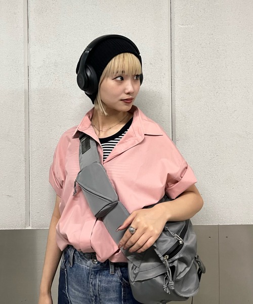 ブラウス シャツ 「ZOZO限定」セットアイテム　ハーネスベルト付きシャツSS/119118 レディース JEANASIS（ジーナシス）の「【ZOZO限定】セットアイテム