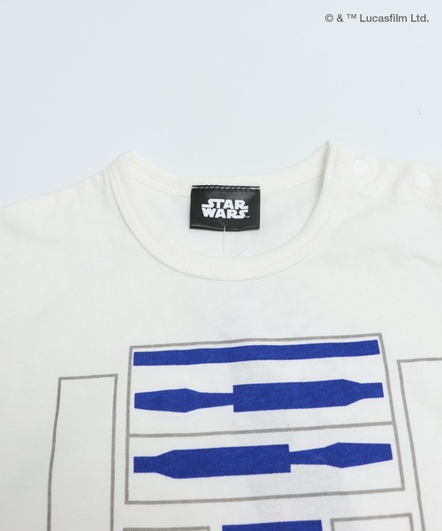 STAR WARS（スターウォーズ）の「スター・ウォーズ キャラクターカバーオール（ロンパース・キッズ・ホワイト/ブラック・80ｃｍ/70cm）」の9枚目の写真