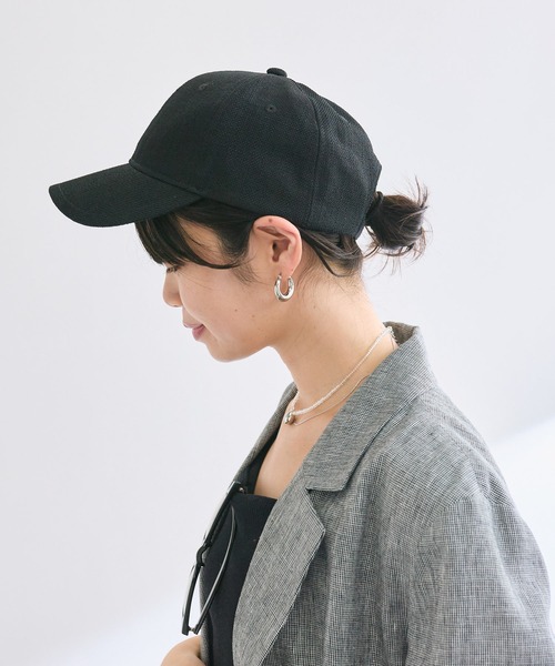 RIVE DROITE（リヴドロワ）の「SUMMER CAP（キャップ・レディース・ブラック/ベージュ・FREE）」の12枚目の写真