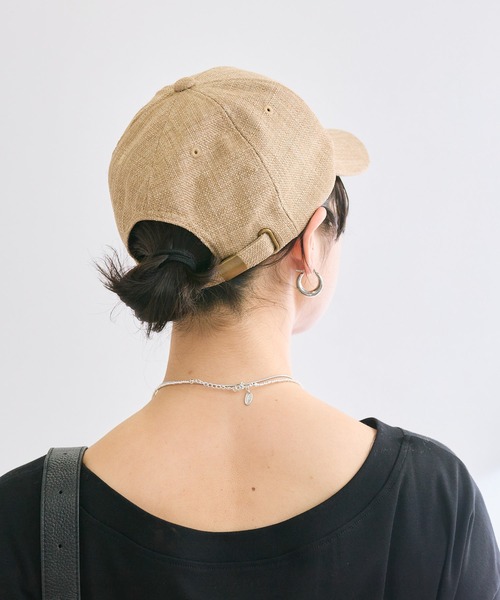 RIVE DROITE（リヴドロワ）の「SUMMER CAP（キャップ・レディース・ブラック/ベージュ・FREE）」の8枚目の写真