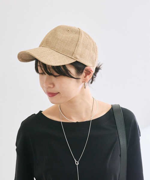 RIVE DROITE（リヴドロワ）の「SUMMER CAP（キャップ・レディース・ブラック/ベージュ・FREE）」の9枚目の写真