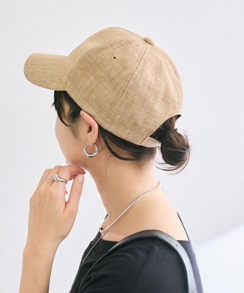 RIVE DROITE（リヴドロワ）の「SUMMER CAP（キャップ・レディース・ブラック/ベージュ・FREE）」の10枚目の写真
