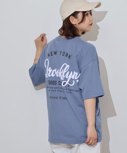 FUNALIVE(ファンアライブ)の「サガラ刺繍オーバーサイズTシャツ UVカット&COOL&DRY 半袖(Tシャツ/カットソー・メンズ・ブラック/ホワイト系その他2/ライトグレー/ブルー/オフホワイト/ブラック系その他2/ブラウン/ミント/スミクロ/ダークブルー/ホワイト系その他3/ダークグリーン/ダークネイビー/ライトグリーン系1/ホワイト系1/ブラック系その他4/ブラウン系1/ラベンダー/ホワイト系その他4/ブラック系その他3/ブラック系その他5/ダークグリーン系1/ホワイト系その他5/ブラック系1・M/L/LL)」の22枚目の写真