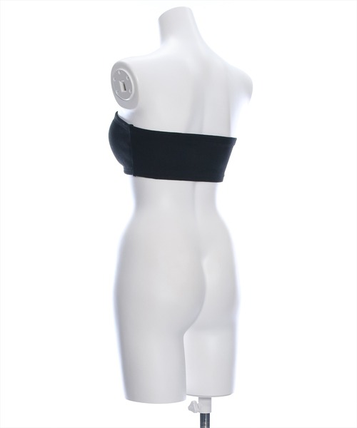 clear（クリア）の「カップ付きブラトップ[着回し力抜群 大人 カジュアル 夏]≪2024AW≫（チューブトップ・レディース・オフホワイト/ブラック・F）」の5枚目の写真