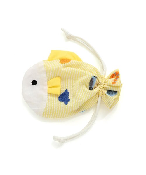 BIT'Z（ビッツ）の「海の生き物数字刺繍柄お魚巾着付き甚平スーツ（浴衣・キッズ・ブルー/イエロー・80/90/95/100/110/120）」の21枚目の写真