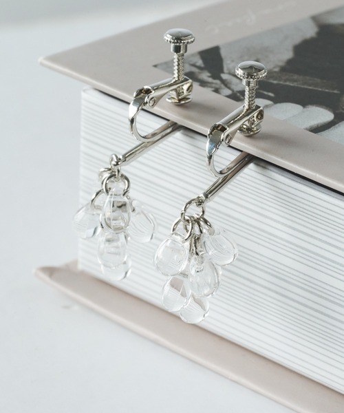 un dix cors（アンディコール）の「バートップクリアイヤリング（イヤリング・レディース・シルバー/ゴールド・FREE）」の8枚目の写真