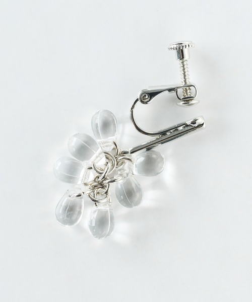 un dix cors（アンディコール）の「バートップクリアイヤリング（イヤリング・レディース・シルバー/ゴールド・FREE）」の9枚目の写真